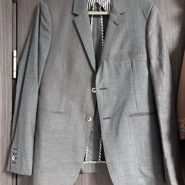 톰브라운 펀믹스 린넨 울 블레이저 자켓