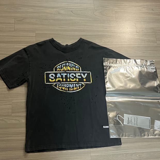 [M] 새티스파이 모스테크 반팔 티셔츠 블랙 할리데이비슨