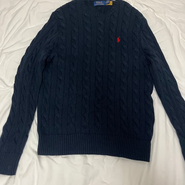 폴로랄프로렌 케이블 니트