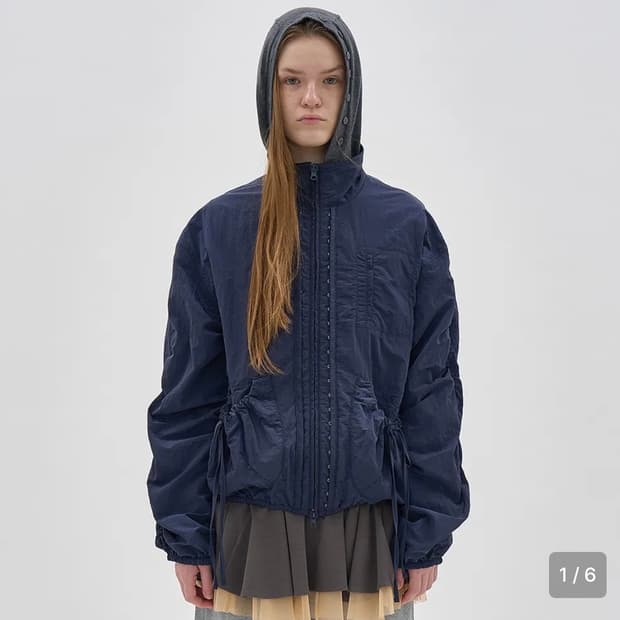 구해요!!! 파르티멘토 우먼 셔링 트랙 자켓(바람막이)