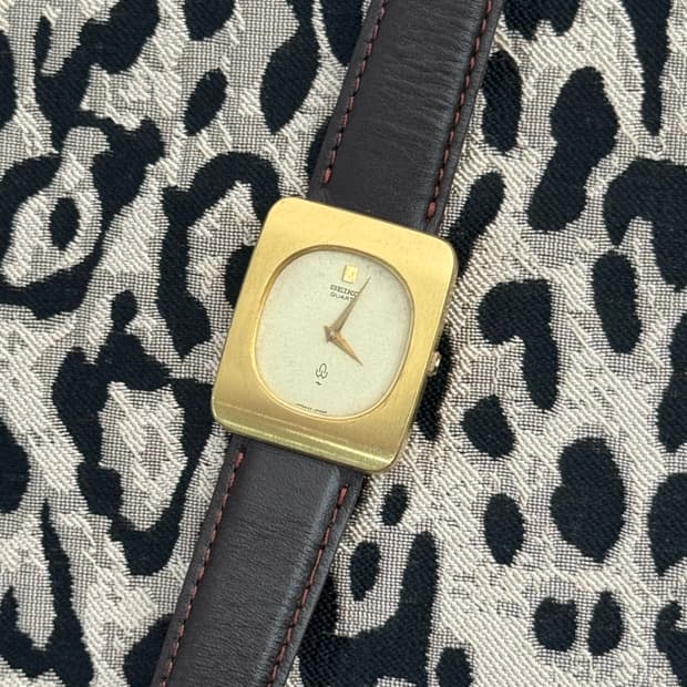 70s 빈티지 세이코 샤리오 쿼츠 희귀