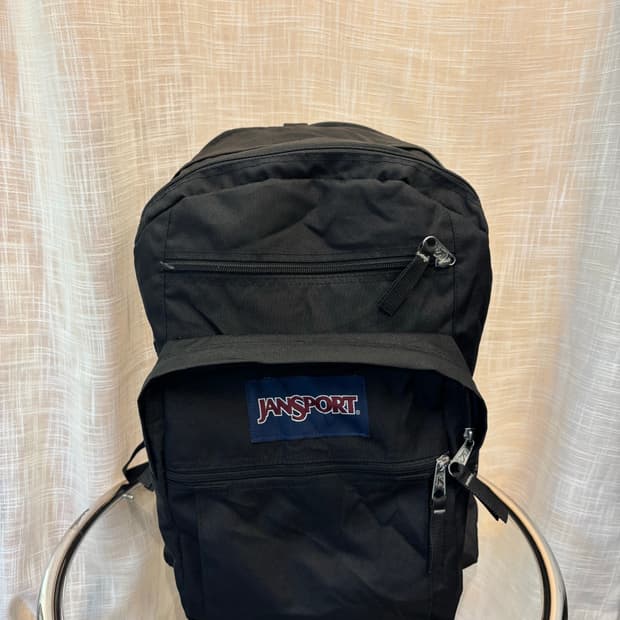 정품 잔스포츠 블랙 백팩    