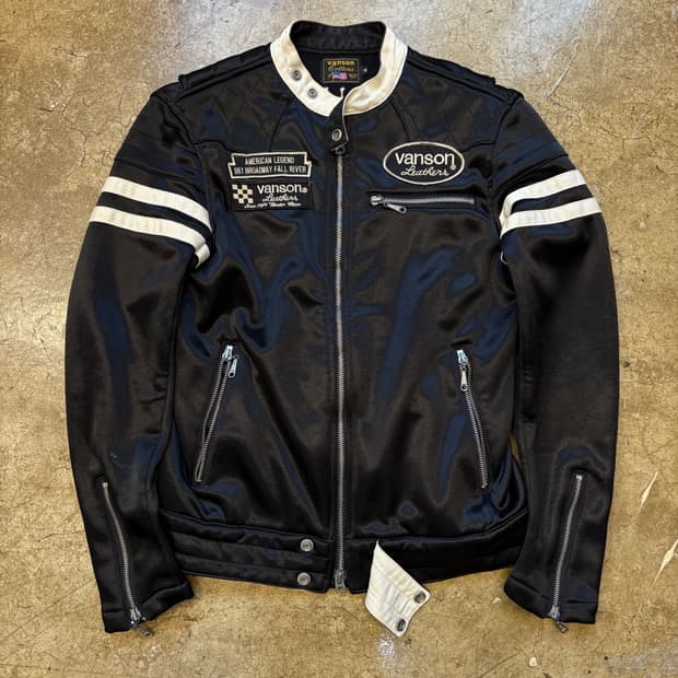 밴슨 vanson 레이싱 재킷