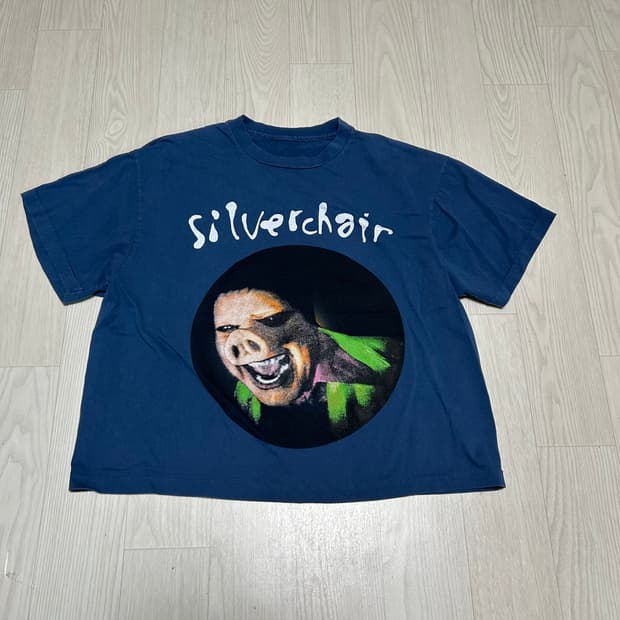 [XL] silverchiar 실버체어 투어 밴드티 네이비