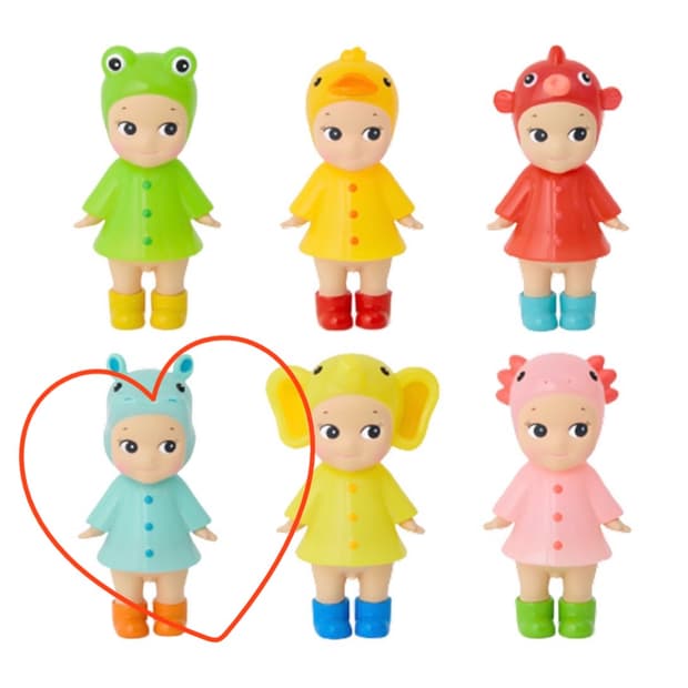 소니엔젤 레이니데이 피규어 하마 미개봉 새상품