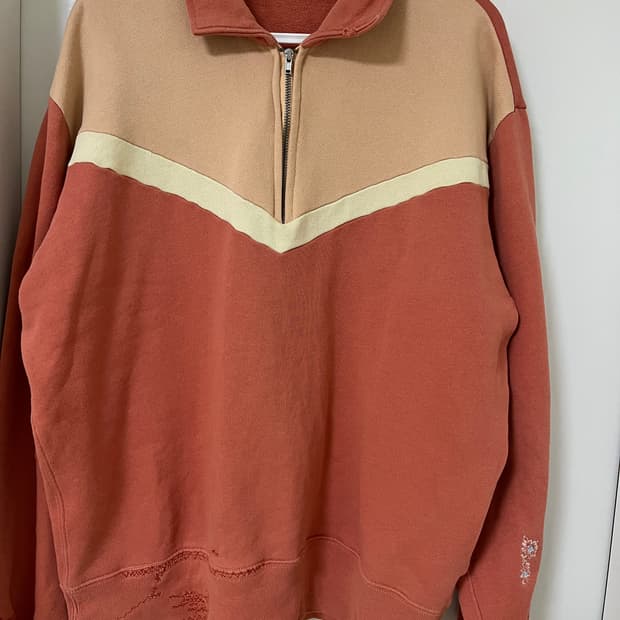 리바이스빈티지클로딩 LVC 하프집 플리스 스웻셔츠 L사이즈