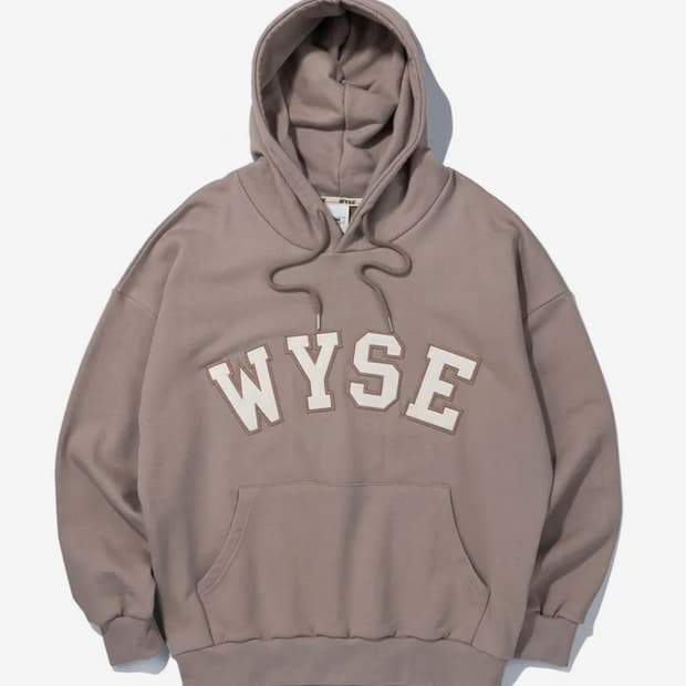 WYSE 와이즈 컬리지 후드 쭈리 모카 (현재 품절)