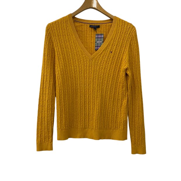 여성용 타미 브이넥 니트(M)