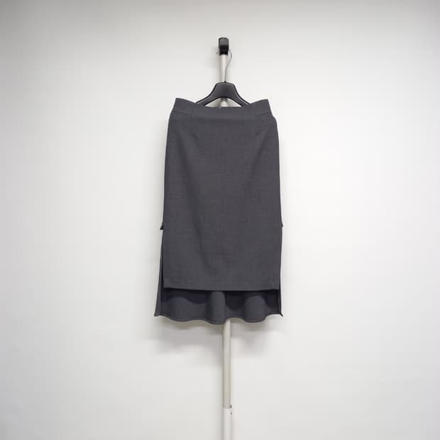 새 S PENNY 춘추 언발 롱 스커트 55