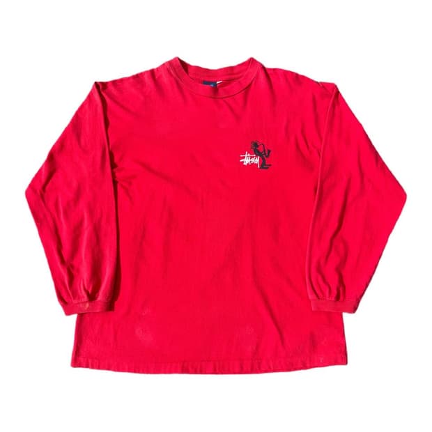 90-00s Stussy zazzman LS t-shirts