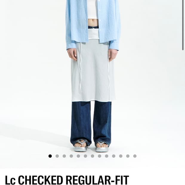 Lc CHECKED REGULAR-FIT SHIRT 레귤러핏 셔츠