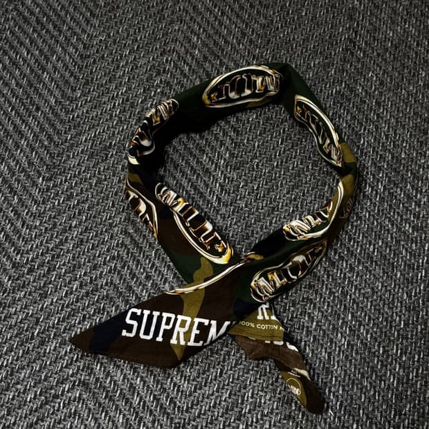 [os] Supreme X M.O.P. 우드랜드 카모 반다나