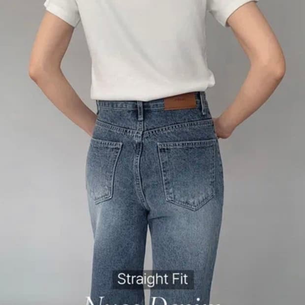 [새상품] 가내스라 누오스 애쉬네이비 데님 숏 XS