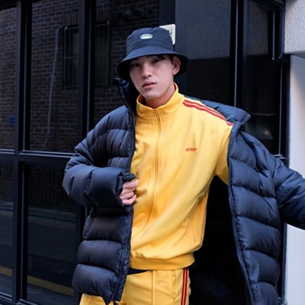 💛널디 옐로우 트랙탑 져지 & 트랙팬츠 SET💛