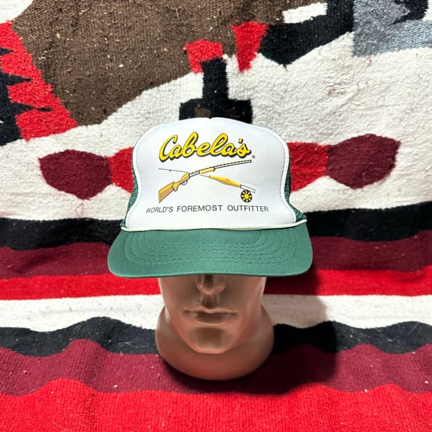 [빈티지] •90s Vintage Cabela’s Trucker Cap