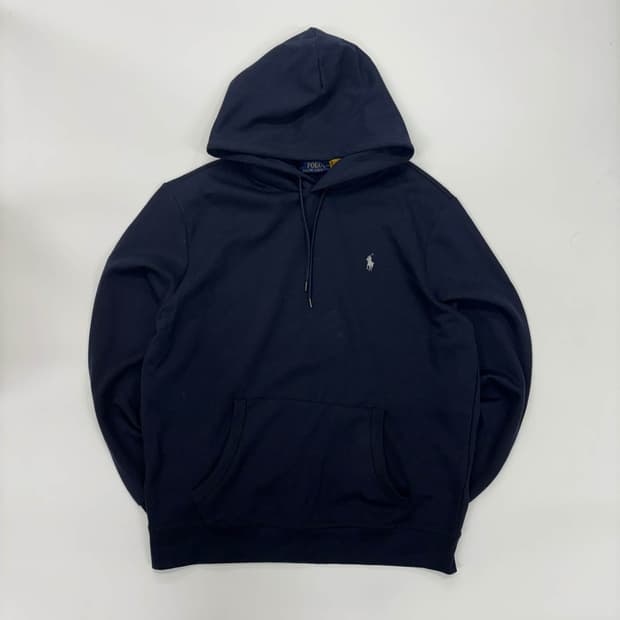 폴로 랄프로렌 신형 큐알택 네이비 맨즈라인 스웨트셔츠 후드티(XL)