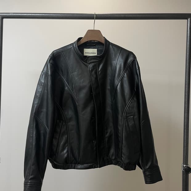 (L) 인사일런스 투웨이 디바이드 에코 레더 점퍼