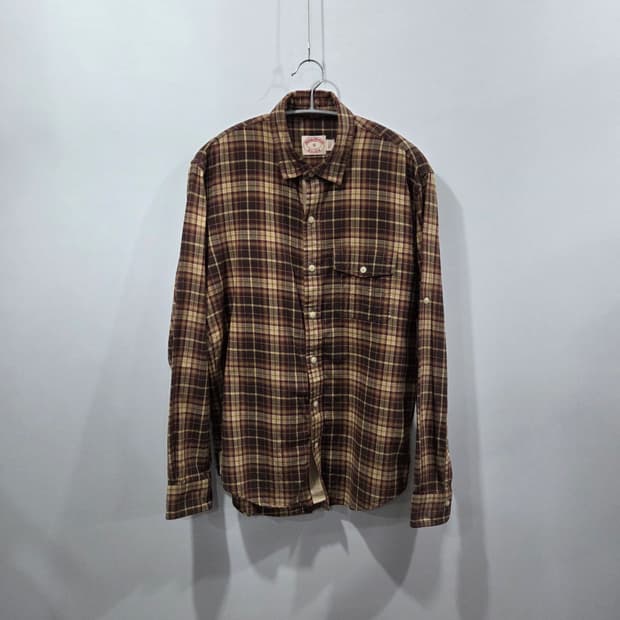 브룩스브라더스 체크셔츠 S