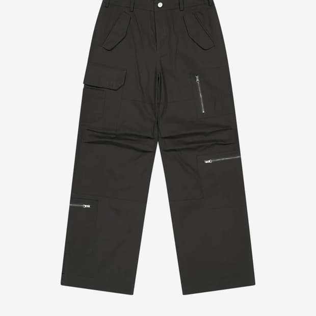 뚜오미오 RIPSTOP CARGO PANTS [CHARCOAL]