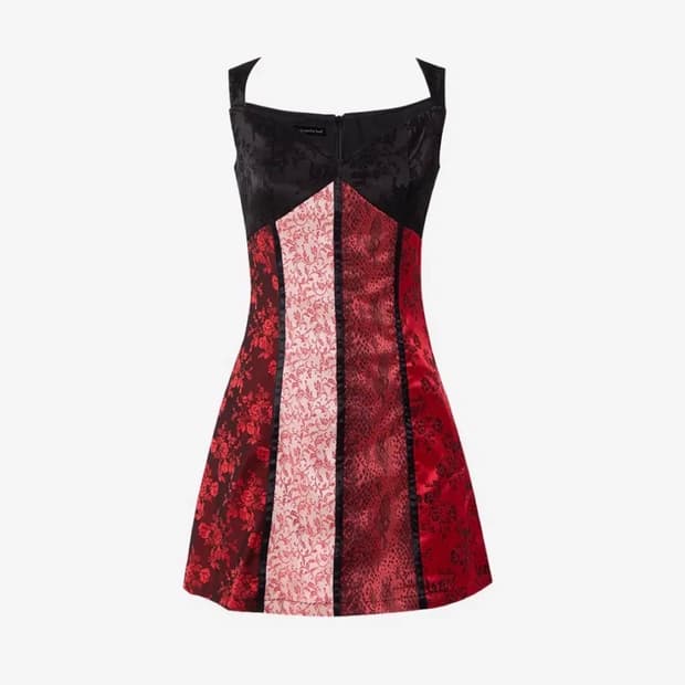 달링유어배드) JACQUARD DRESS, 선미착용