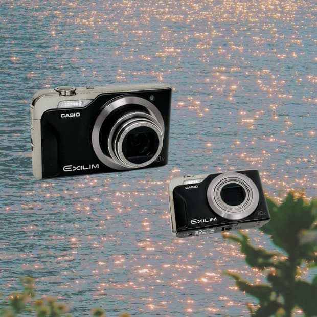 메이크업모드!) 카시오 엑슬림 h10 Exilim 빈티지 디카