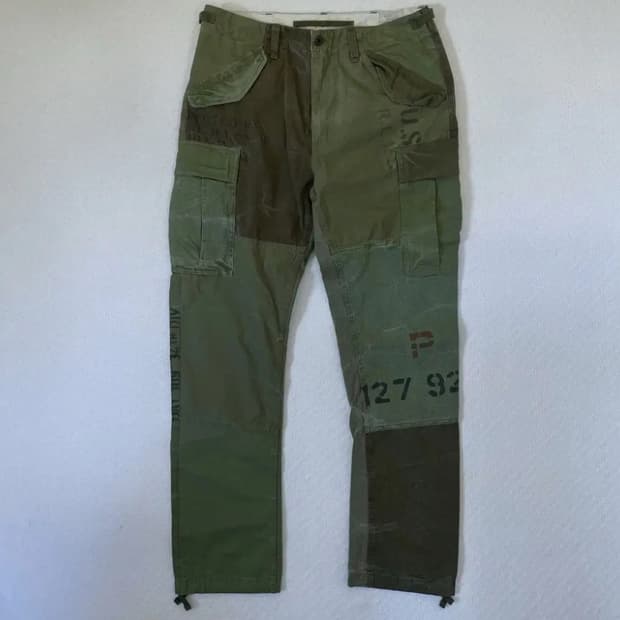 폴로 랄프로렌 패치워크 카고 24fw