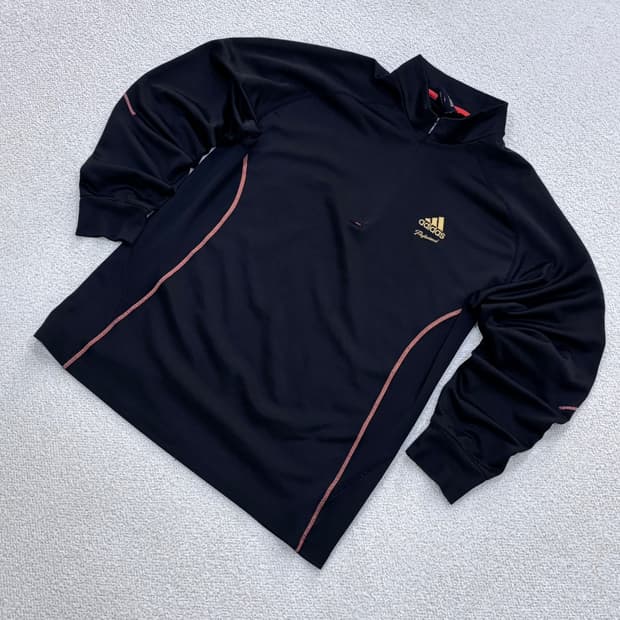 100 아디다스 남성 기능성 반집업 0326E