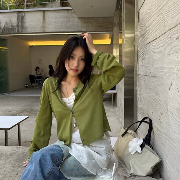 아키텍트 올리브 가디건