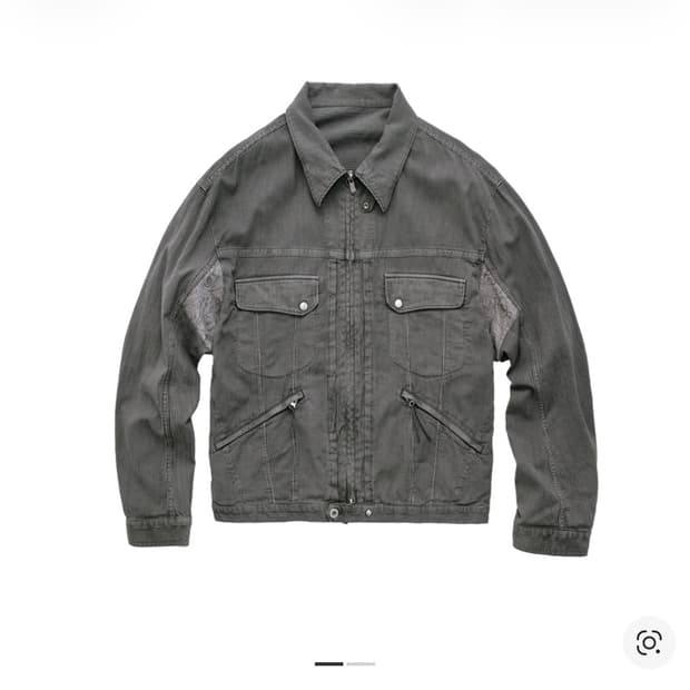 (2) 폴리테루 히코리 집 트러커 스트라이프그레이