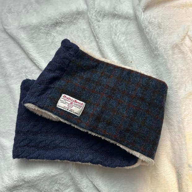 Harris Tweed neck warmer