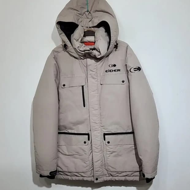 (M) 아이더 패딩점퍼 후드 오리털 다운자켓 아웃도어 