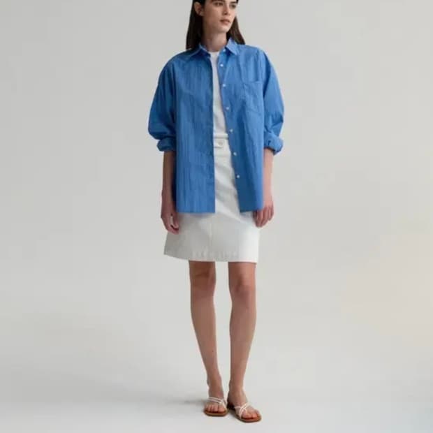 낫띵리튼 sunne shirts 블루