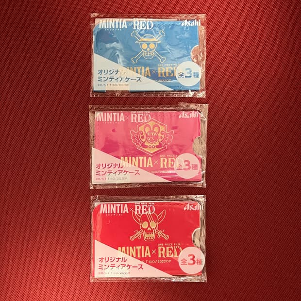 미개봉) 원피스 콜라보 필름레드 한정 민티아 케이스 3종