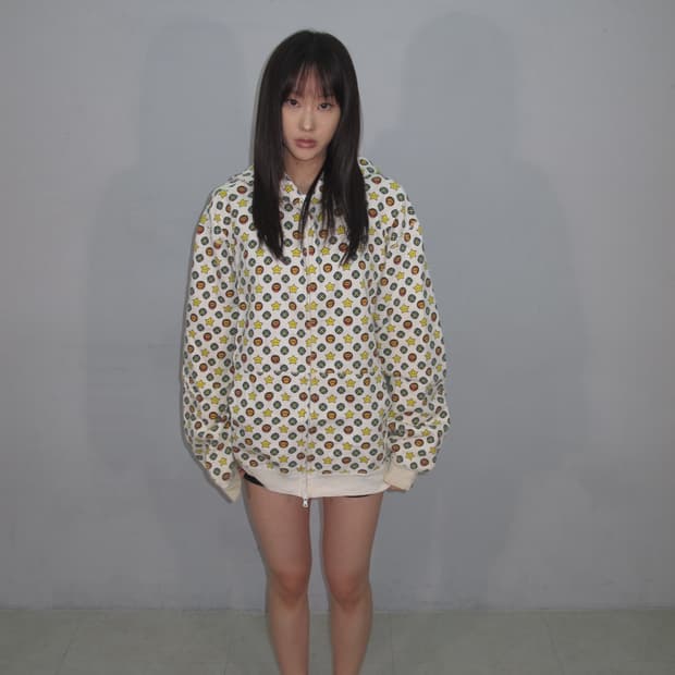 베이프 x 카우스 2005SS 후드집업
