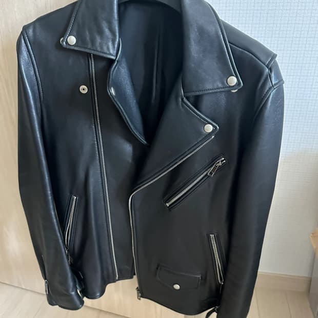 리얼 양가죽 라이더자켓