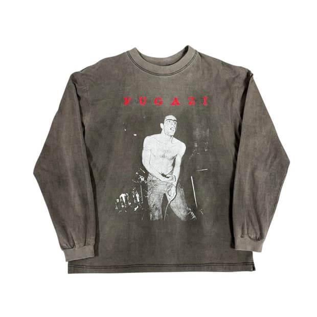 빈티지 90s 푸가지 Fugazi Euro Boot 롱슬리브 티셔츠