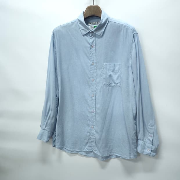 수아레(봄여름용) 텐셀 린넨 셔츠 스카이블루 (L)