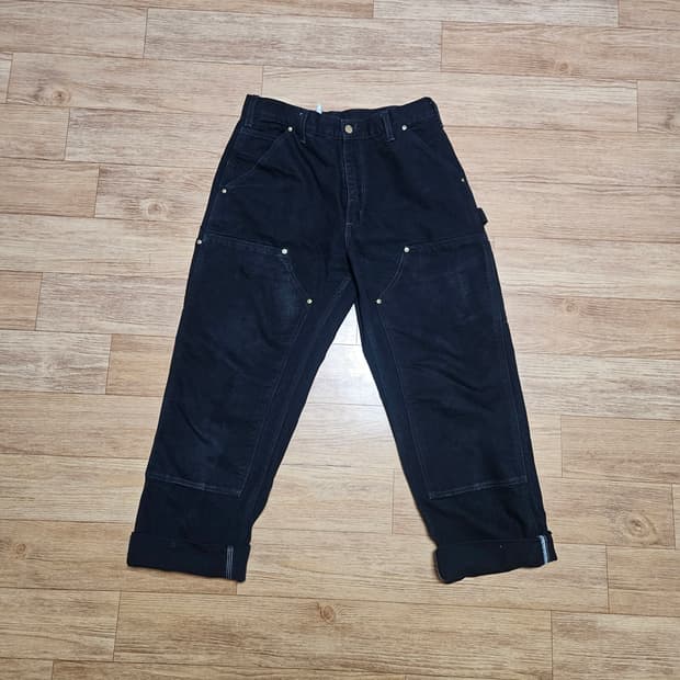 칼하트 B01 루즈 핏 덕 더블니 팬츠 32x30