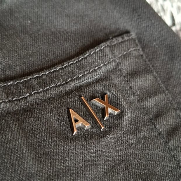 A|X 아르마니 익스체인지 블랙 스트레이트핏 31R