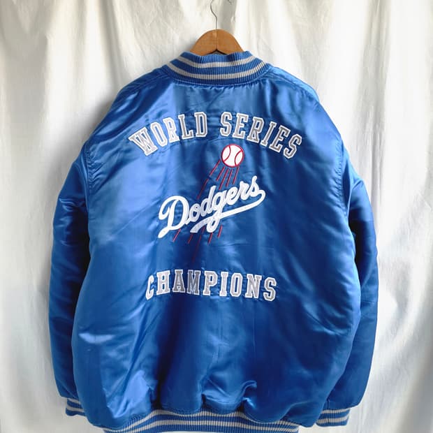 제프해밀턴 LA다져스 바시티 자켓 월드시리즈챔피언 XXL
