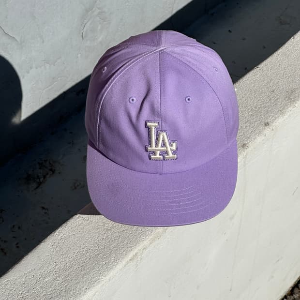 [F] MLB 엠엘비 엘에이 다저스 연보라 볼캡 모자