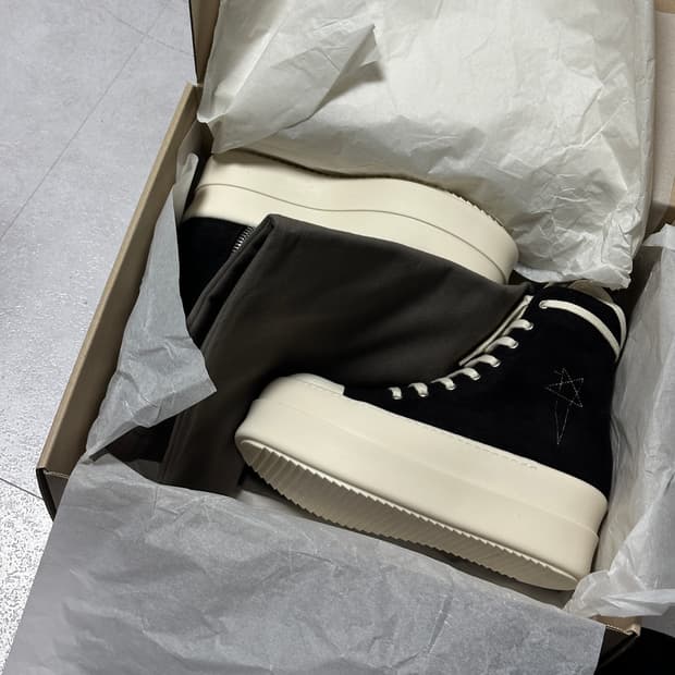 [38.5]릭오웬스 다크쉐도우 메가범퍼 스니커즈