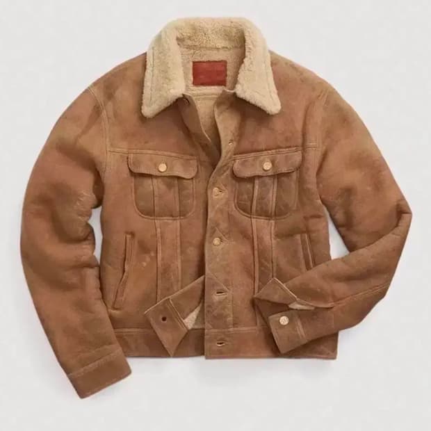 Rrl 시어링 무스탕 s