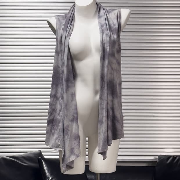 {Sementic Design} Tie-Dye Draped Vest