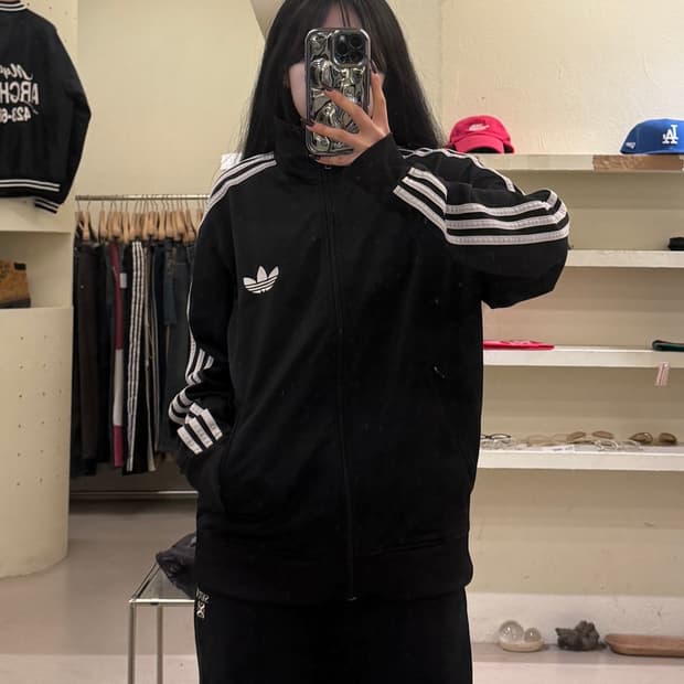 아디다스 파이어버드 트랙탑 져지 블랙 U1491