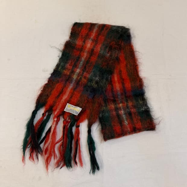 90s Australia St. Albans 모헤어 빈티지 머플러