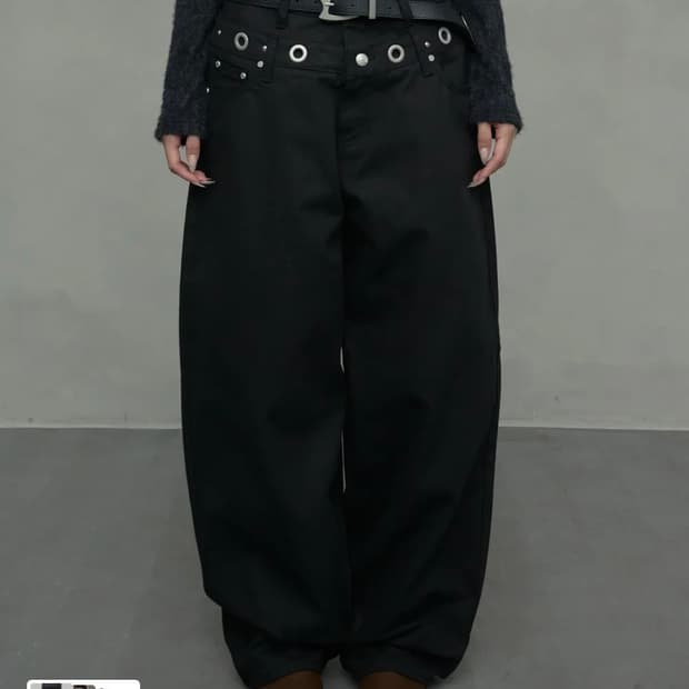 니어노어 와이드 팬츠