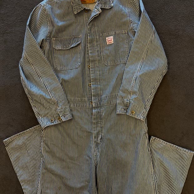 리바이스 히코리 스트라이프 점프슈트 유일매물 처분 