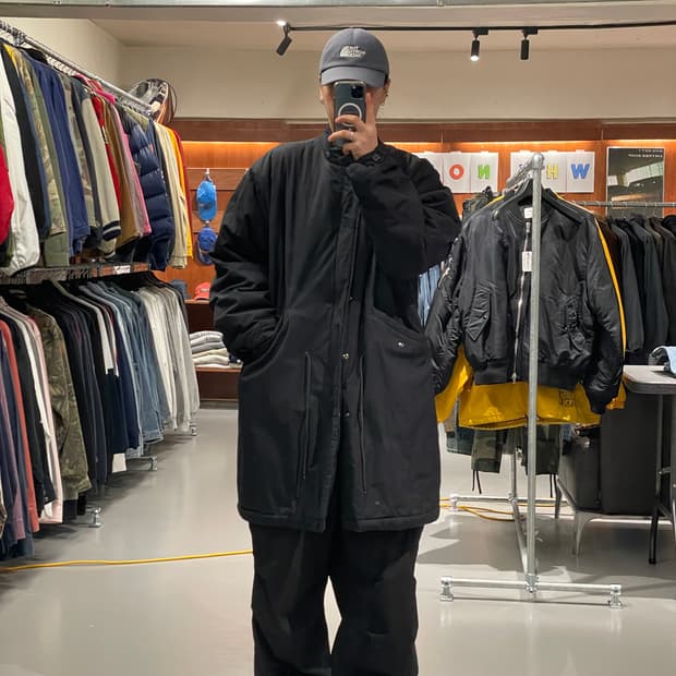 빈티지 야상 누빔 점퍼  