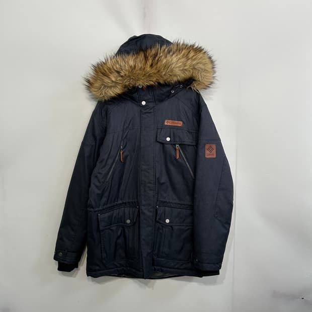 컬럼비아 남성 오리털 패딩 100 